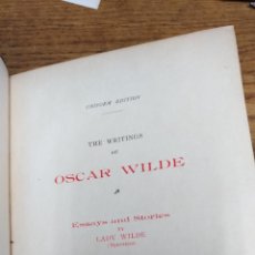Libros antiguos: THE WRITINGS OF OSCAR WILDE. ESSAYS AND STORIES BY LADY WILDE. 1907 NEW YORK. A.R.KELLER Y CO.. Lote 120537039