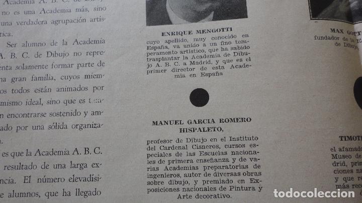 Libros antiguos: ACADEMIA ABC.PLAN Y PROGRAMA ENSE&Ntilde;ANZA PRACTICA DIBUJO CORRESPONDENCIA.MADRID 1935 - Foto 8