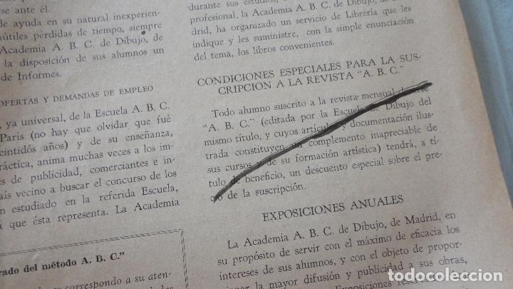 Libros antiguos: ACADEMIA ABC.PLAN Y PROGRAMA ENSE&Ntilde;ANZA PRACTICA DIBUJO CORRESPONDENCIA.MADRID 1935 - Foto 13