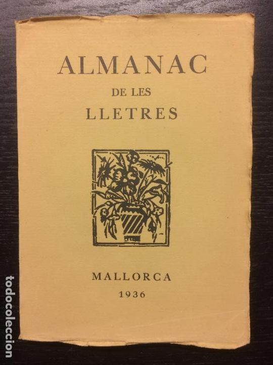 Libros antiguos: ALMANAC DE LES LLETRES, MALLORCA, 1936 - Foto 1