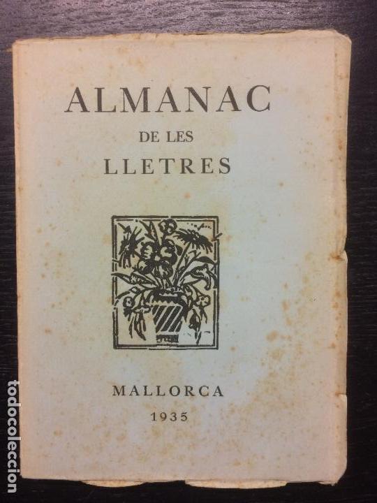 Libros antiguos: ALMANAC DE LES LLETRES, MALLORCA, 1935 - Foto 1