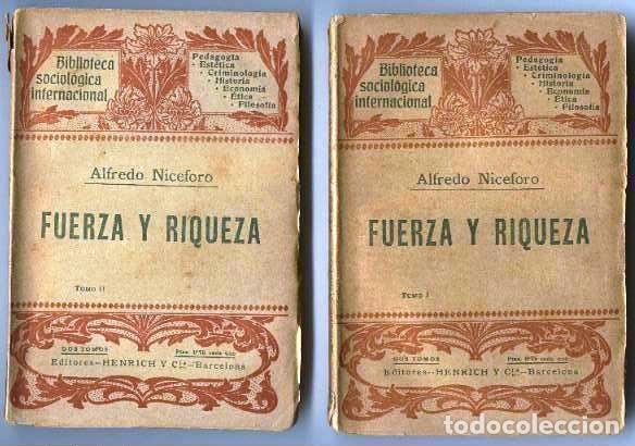 Libros antiguos: Fuerza y Riqueza. Estudios antropol&oacute;gicos - Foto 1