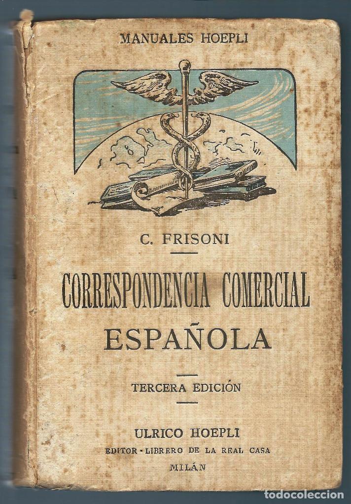 Libros antiguos: Correspondencia Comercial Espa&ntilde;ola - Foto 1