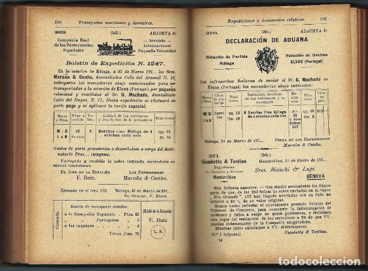 Libros antiguos: Correspondencia Comercial Espa&ntilde;ola - Foto 4
