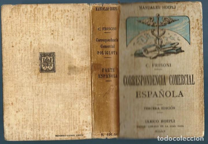 Libros antiguos: Correspondencia Comercial Espa&ntilde;ola - Foto 6