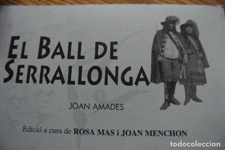 Libros antiguos: El Ball de Serrallonga. Libro. Joan Amades - Foto 1