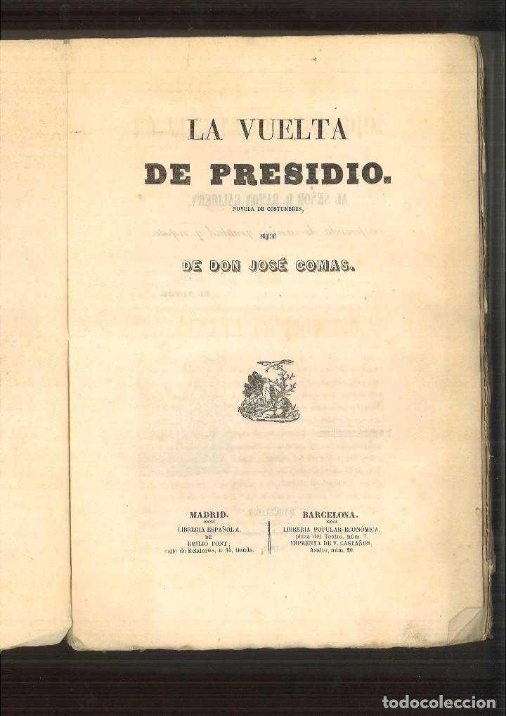 Libros antiguos: LA VUELTA DE PRESIDIO. Jos&eacute; Comas - Foto 2