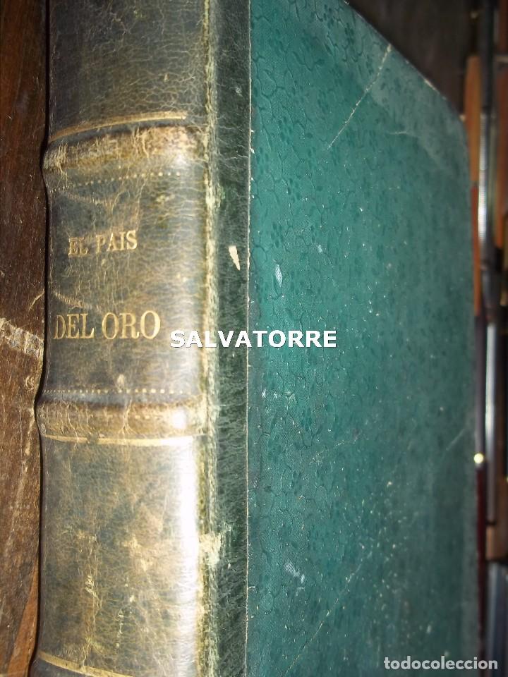 Old books: EL PAIS DEL ORO.LA CONQUISTA DEL PERU. 1870. VOLUMEN I