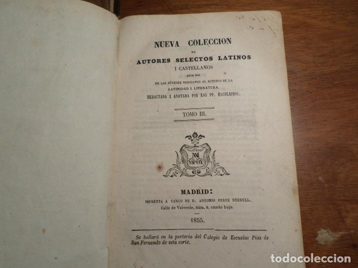 Libros antiguos: LIBROS AUTORES LATINOS 1854 - Foto 5