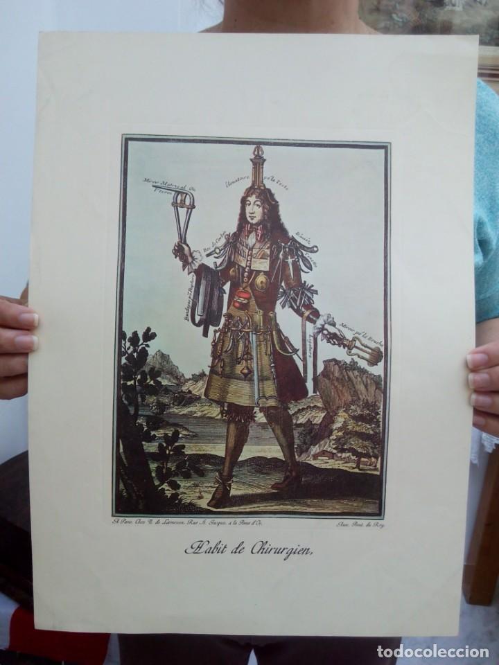 Libros antiguos: TUBAL HABIT DE CHIRURGIEN LITOGRAFIA 45 CM 350 GRS C2
