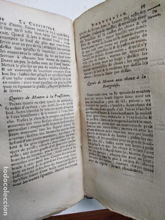Libros antiguos: La cuisiniere Bourgeoise 1769 - Foto 5