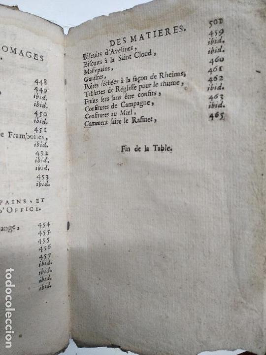 Libros antiguos: La cuisiniere Bourgeoise 1769 - Foto 8