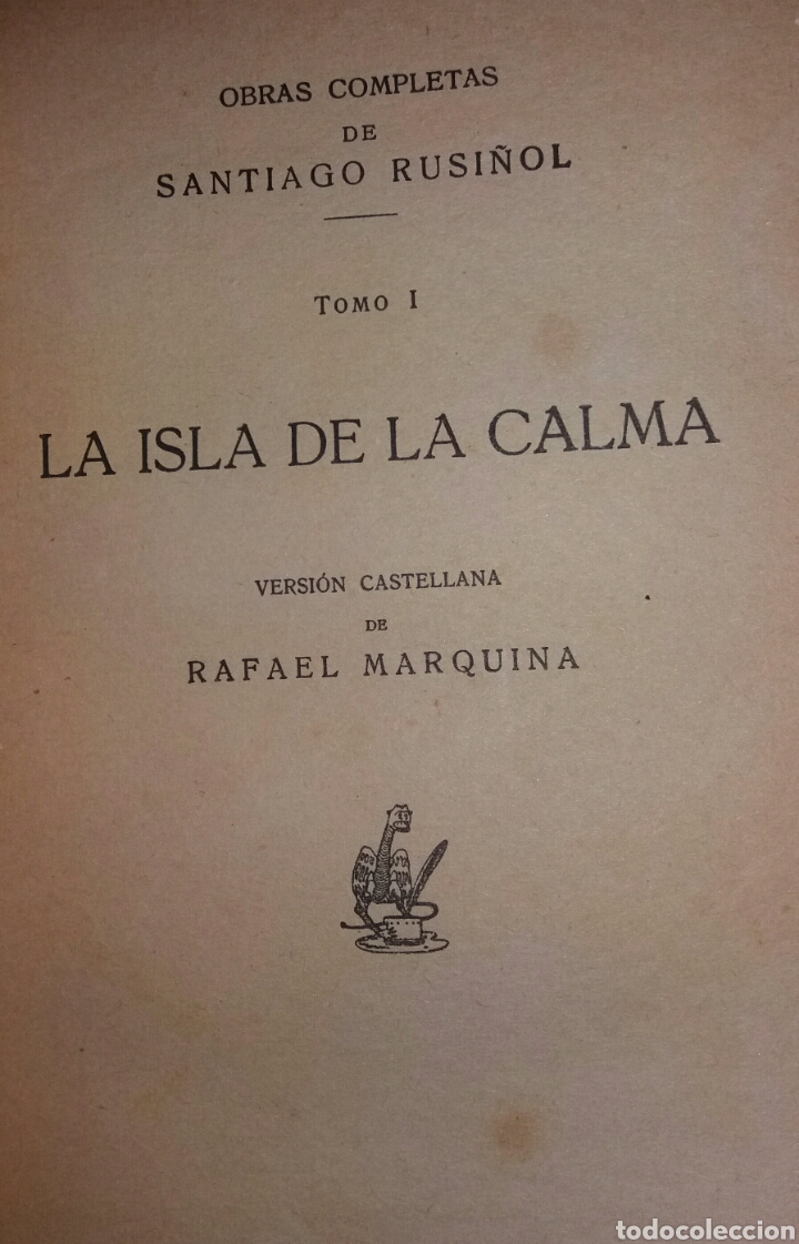 Libros antiguos: Obras completas Santiago Rusi&ntilde;ol - Foto 1
