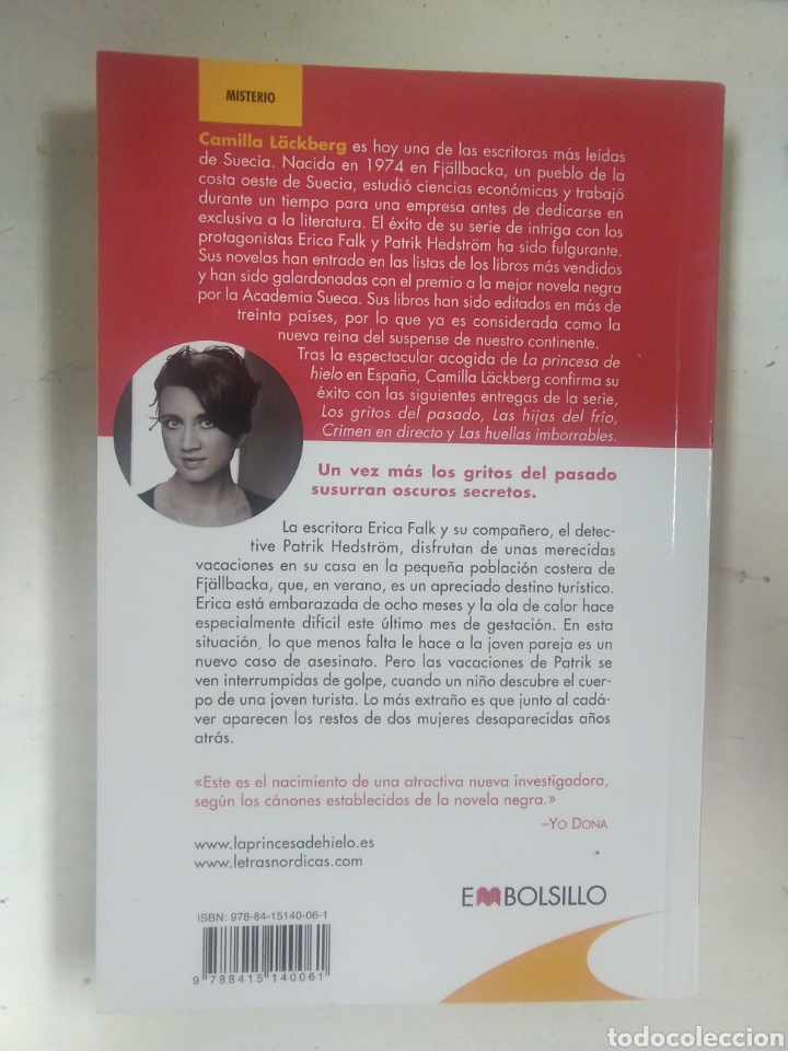 Libros antiguos: CAMILA LACKBERG. Los gritos del pasado - Foto 2