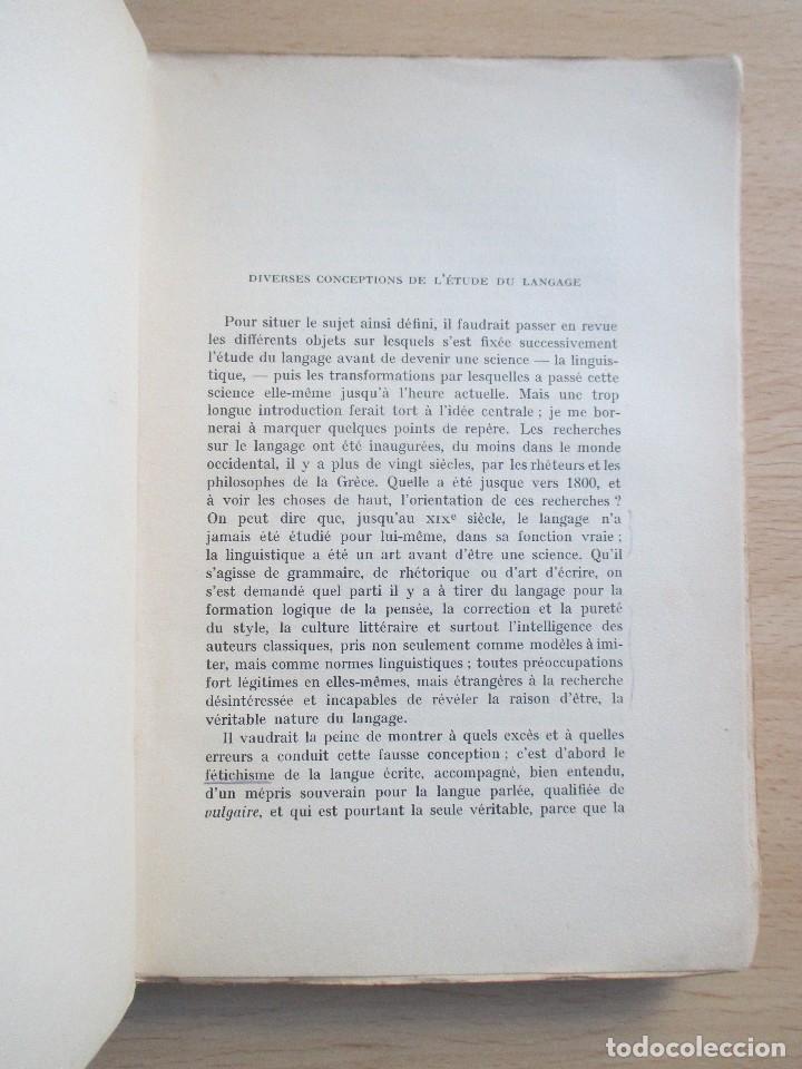 Libros antiguos: Le langage et la vie, de Charles Bally - Foto 6