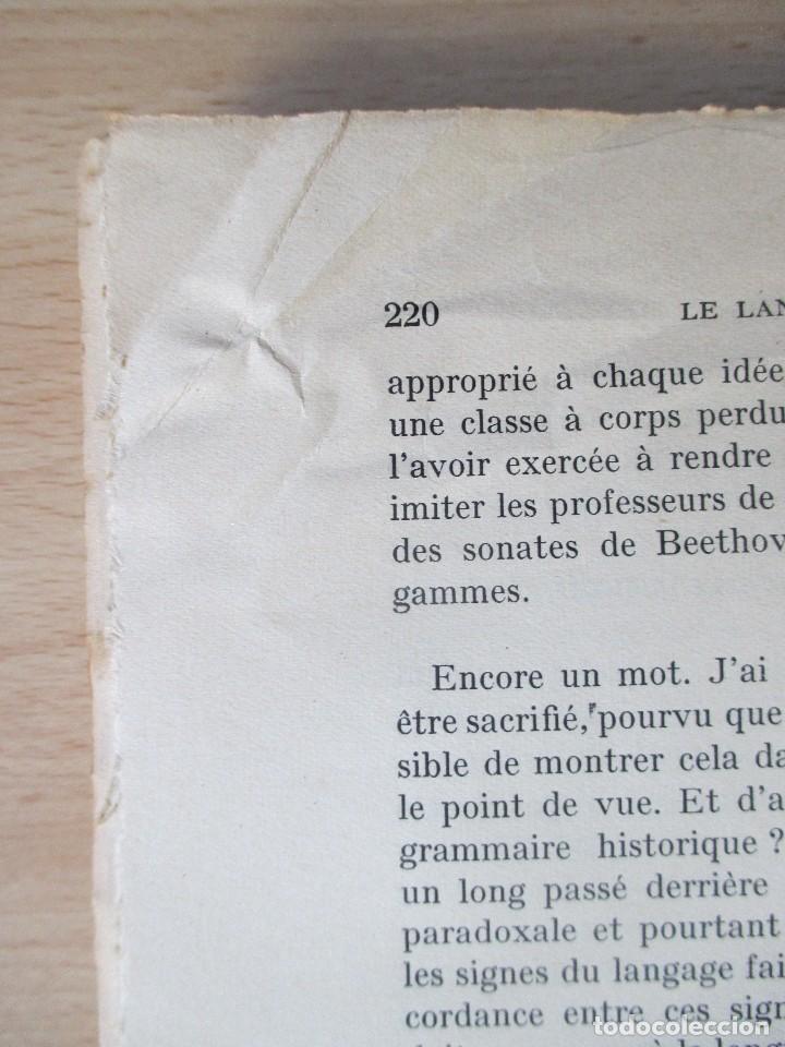 Libros antiguos: Le langage et la vie, de Charles Bally - Foto 13