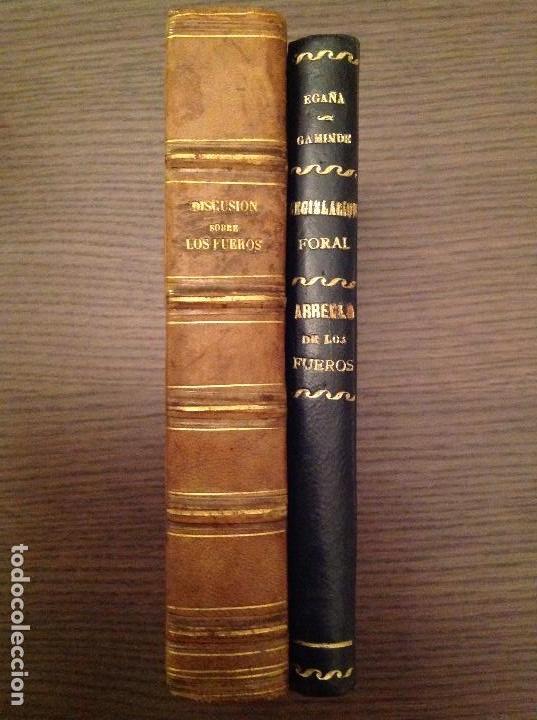 Libros antiguos: FUEROS VASCOS / FORALIDAD VASCA / VASCO - Foto 3