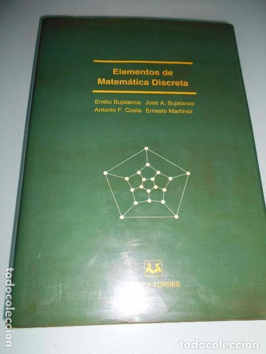 Libros antiguos: Elementos de matem&aacute;tica discreta - Foto 1