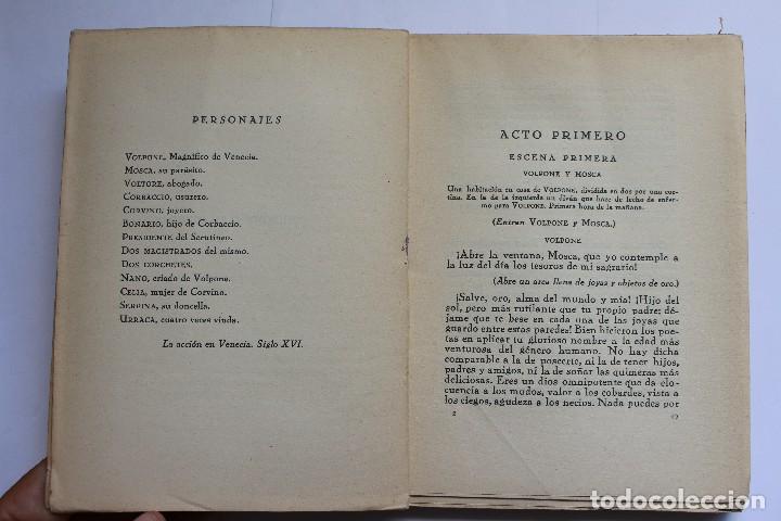 Libros antiguos: VOLPONE O EL ZORRO .-BEN JONSON- 1929 - Foto 4