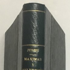 Libros antiguos: EL MENTOR DE LAS FAMILIAS. MÁXIMAS Y REFLEXIONES. - JUSEU Y CASTANERA, JUAN. VALENCIA, 1875.. Lote 123204646