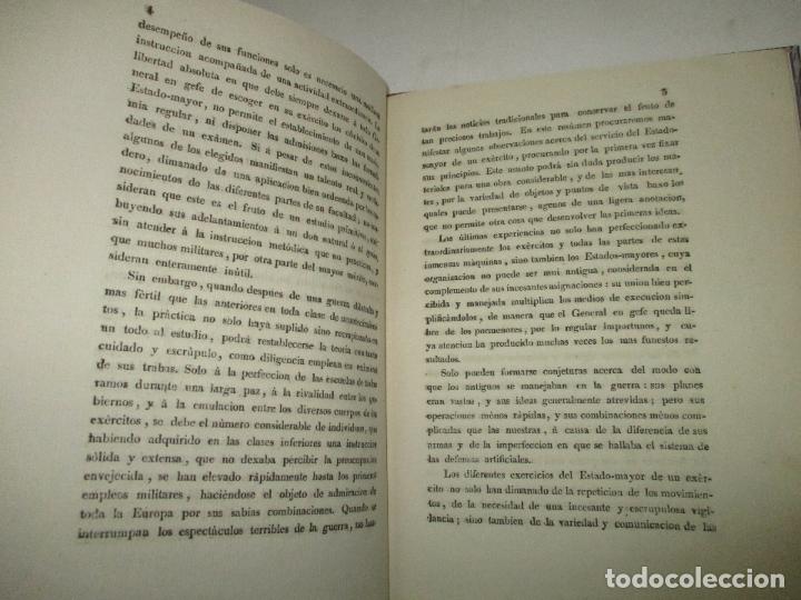 Libros antiguos: RESUMEN HISTORICO Y PLAN DEL ESTADO MAYOR GENERAL. c. 1810. - Foto 3