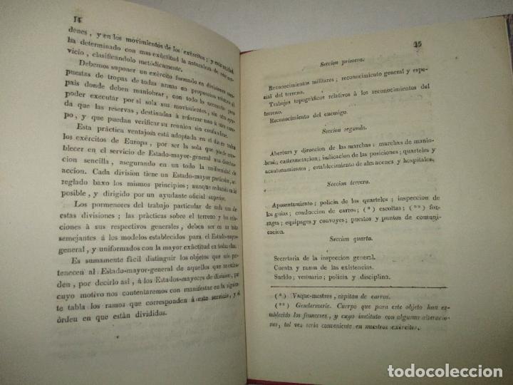 Libros antiguos: RESUMEN HISTORICO Y PLAN DEL ESTADO MAYOR GENERAL. c. 1810. - Foto 4