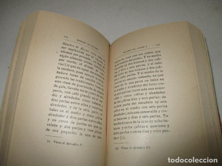 Libros antiguos: ESPADAS DE CARLOS V. - LEGUINA, Enrique de. 1908. - Foto 4
