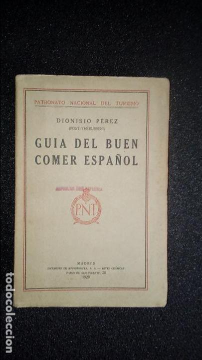 Libros antiguos: Gu&iacute;a de gastronom&iacute;a. Cocina. - Foto 1