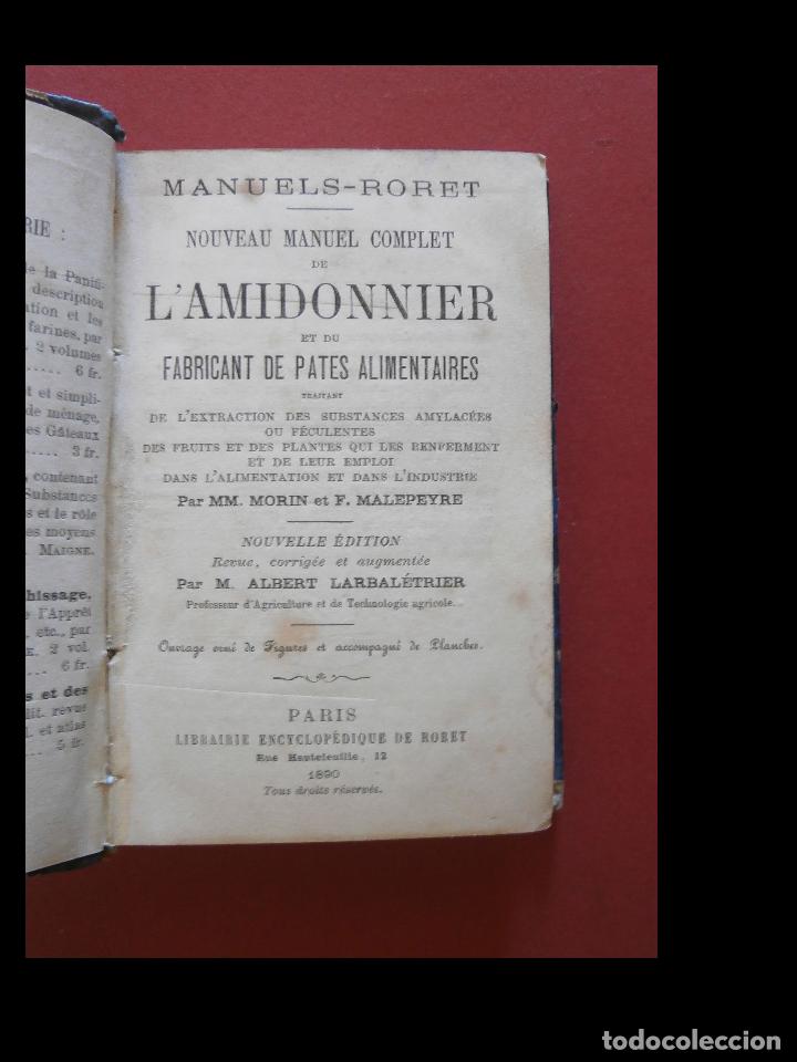 Old books: L'amodonnier et du fabrican de pates alimentaires. Morin et F. Malepeyre