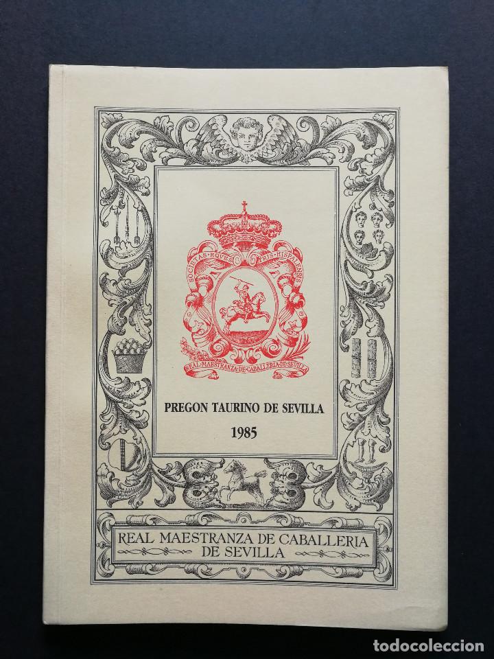 Libros antiguos: Pregones taurinos de Sevilla - Foto 1