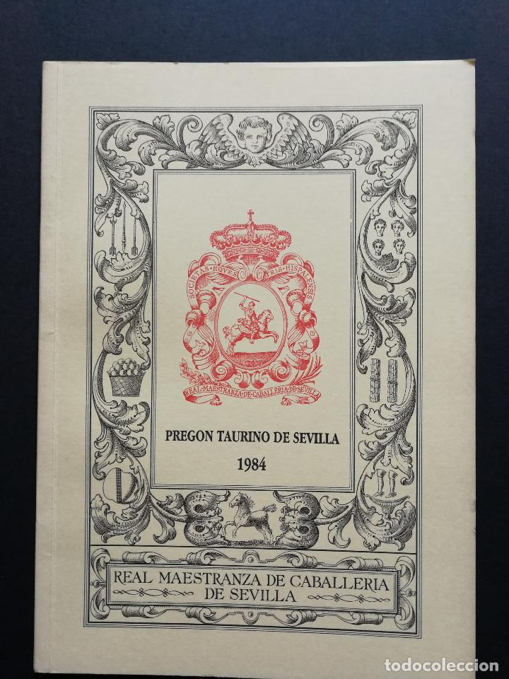 Libros antiguos: Pregones taurinos de Sevilla - Foto 4