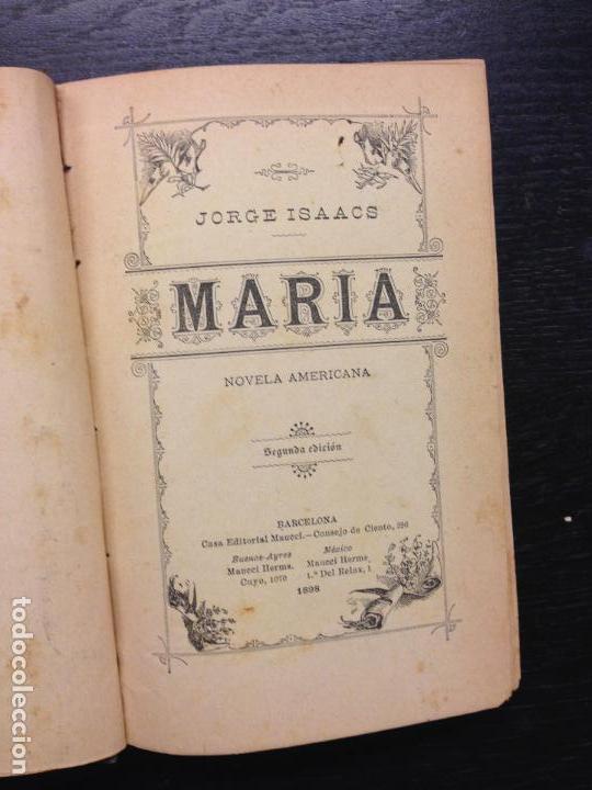 Libros antiguos: MARIA, ISAACS, JORGE, 1898 - Foto 1