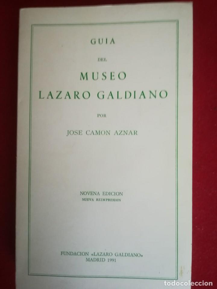 Libros antiguos: Gu&iacute;a del museo L&aacute;zaro Galdiano - Foto 1