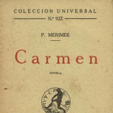 Libros antiguos: CARMEN, POR PRÓSPERO MERIMEE. AÑO 1924 (1.4). Lote 124699631