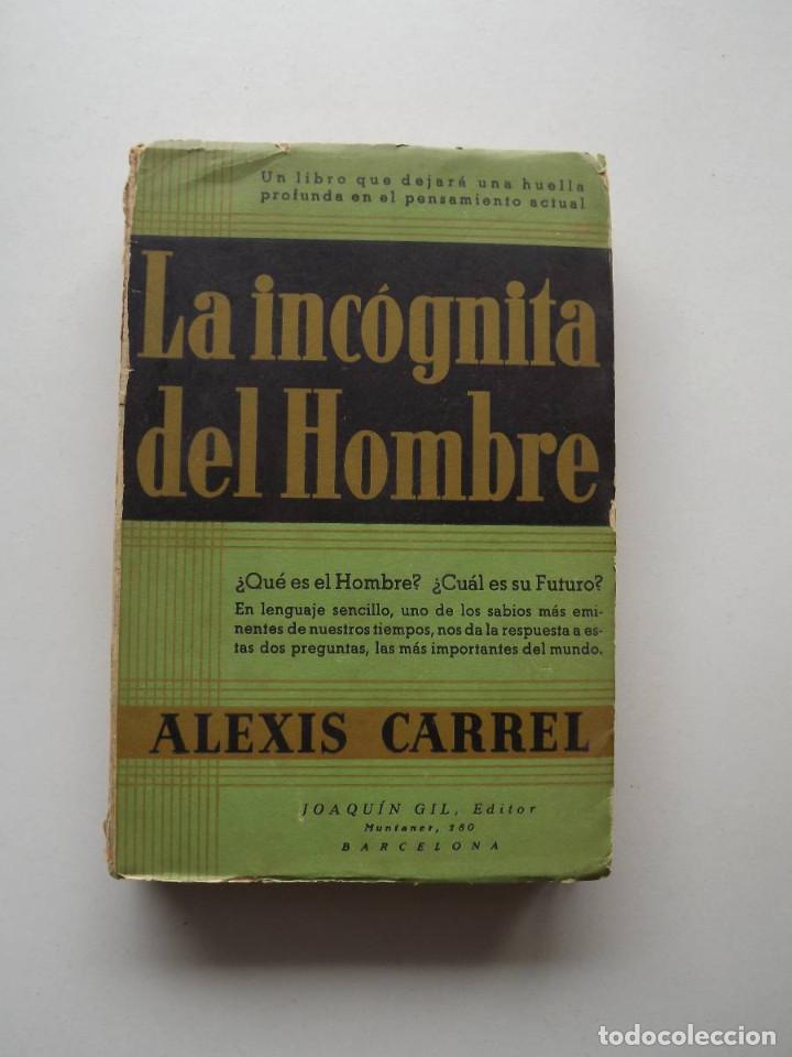 Libros antiguos: 1936, La inc&oacute;gnita del hombre - Foto 1