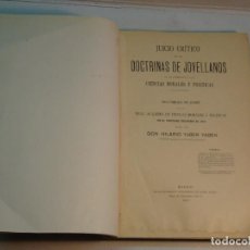 Libros antiguos: HILARIO YABEN YABEN: JUICIO CRÍTICO A LAS DOCTRINAS DE JOVELLANOS (1913). Lote 125173735