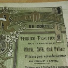 Libri antichi: SERAPIA: NUEVO METODO DE CORTE BAJO ADVOCACION DE SEÑORA DEL PILAR. ZARAGOZA, 1922.. Lote 125232427