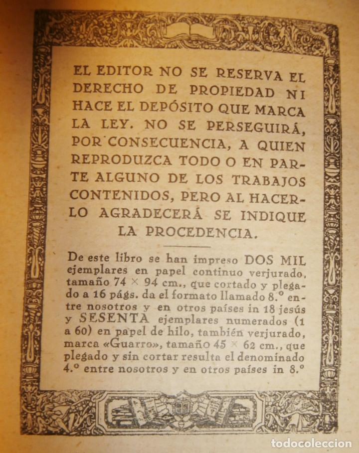 Libros antiguos: EL LIBRO Y LA IMPRENTA, AUTOR: FRANCISCO BELTR&Aacute;N - Foto 3