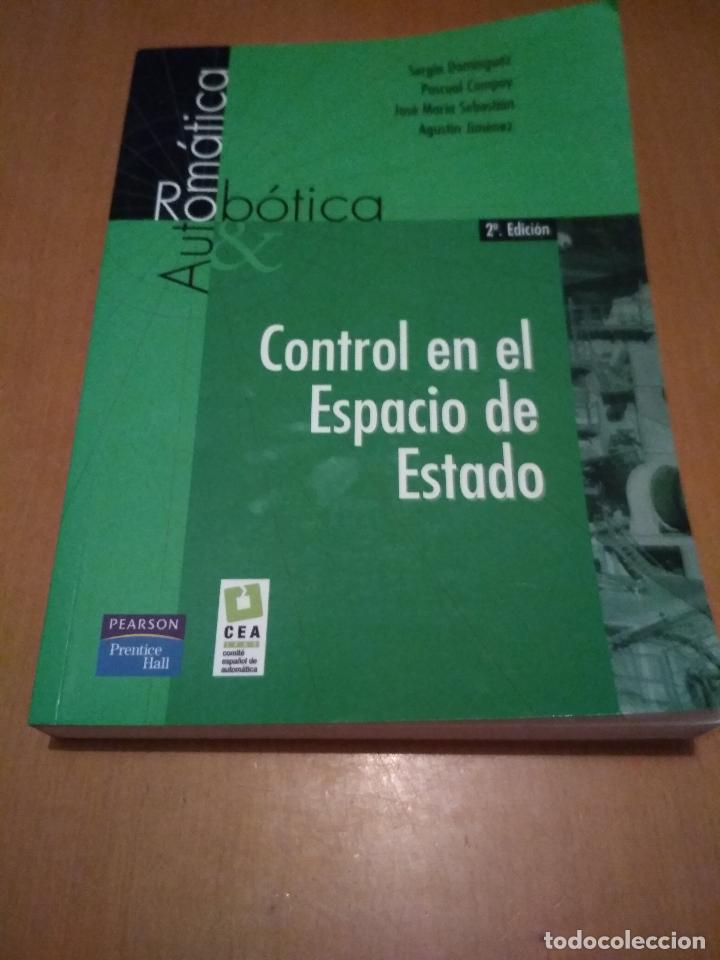 Libros antiguos: Control en el espacio de estado - Foto 1