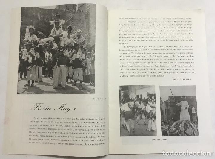 Libros antiguos: FIESTA MAYOR 1959. SITGES. - [Programa.] - Foto 3