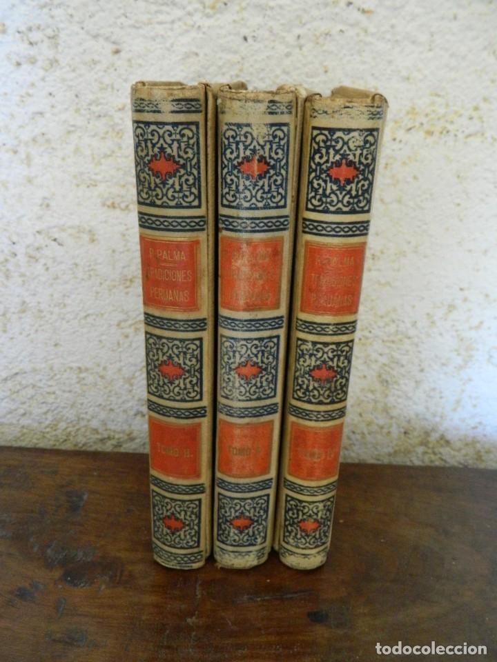 Libros antiguos: LIBROS TRADICIONES PERUANAS DE RICARDO PALMA 1892 - Foto 1