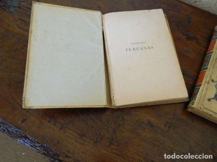 Libros antiguos: LIBROS TRADICIONES PERUANAS DE RICARDO PALMA 1892 - Foto 5