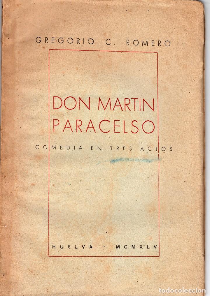Libros antiguos: DON MART&Iacute;N PARACELSO - Foto 1