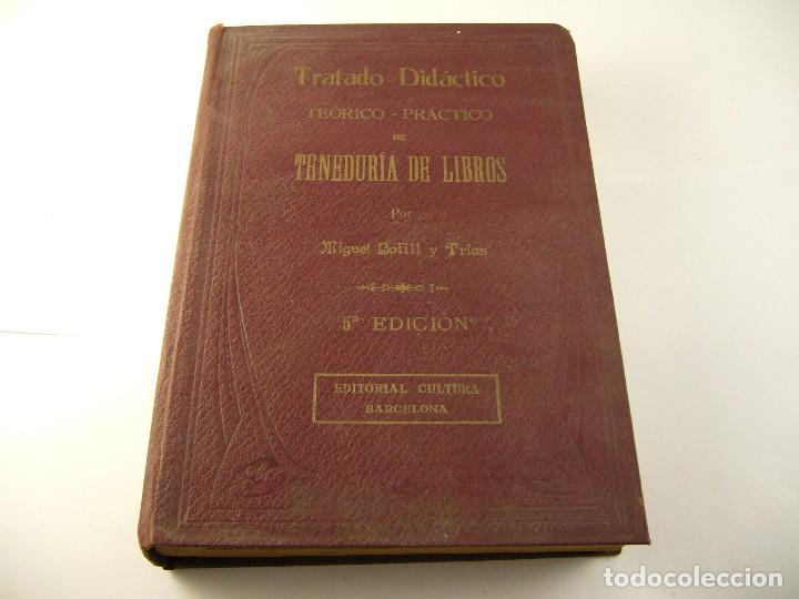Libros antiguos: TENEDURIA DE LIBROS . MIGUEL BOFILL 1927 - Foto 1