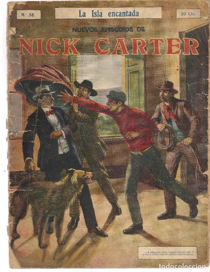 Libros antiguos: NICK  CARTER. N&ordm; 38. LA ISLA ENCANTADA.  (C/A3) - Foto 1
