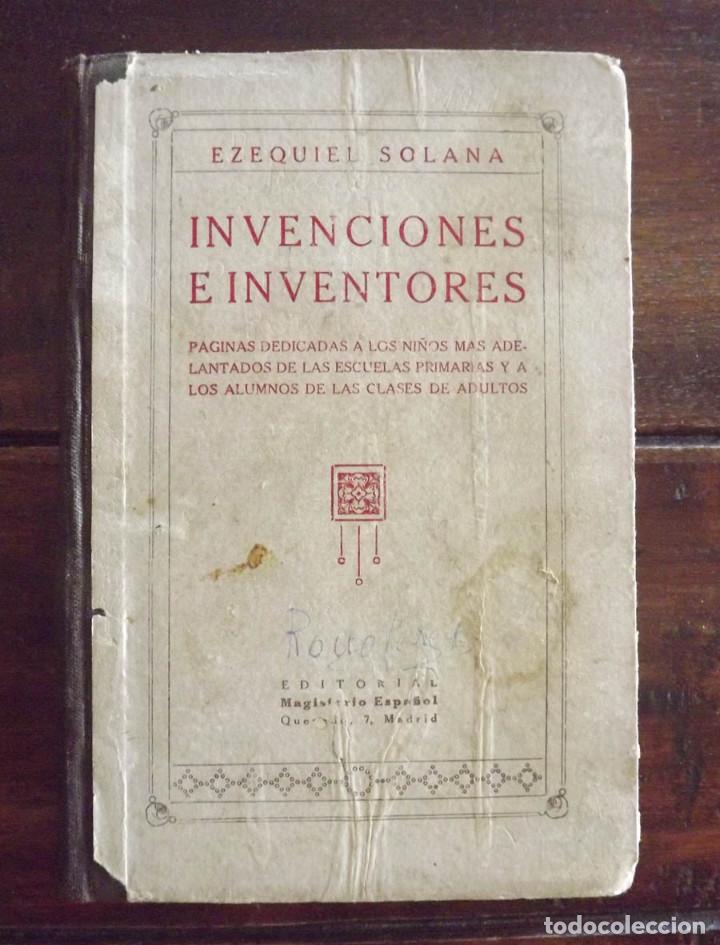 Libros antiguos: 1925, Invenciones e inventores - Foto 1