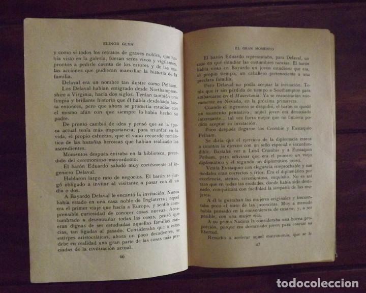 Libros antiguos: 1926, El Gran Momento, Elinor Glyn - Foto 3