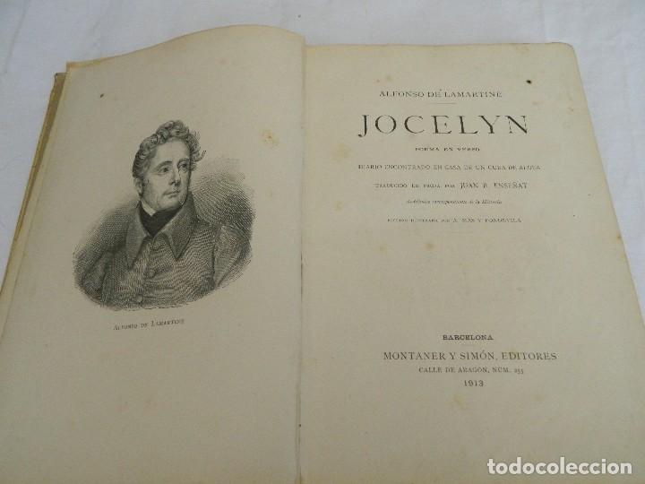 Libros antiguos: LIBRO JOCELYN DE ALFONSO LAMRTINE 1913 - Foto 3