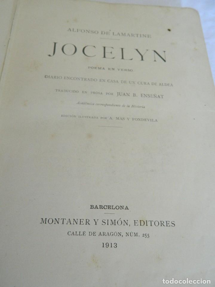 Libros antiguos: LIBRO JOCELYN DE ALFONSO LAMRTINE 1913 - Foto 4
