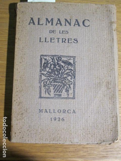 Libros antiguos: Almanac de les lletres, Mallorca, 1926 - Foto 1